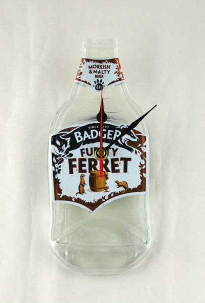 Fursty Ferret bottle clock Fursty Ferret bottle clock